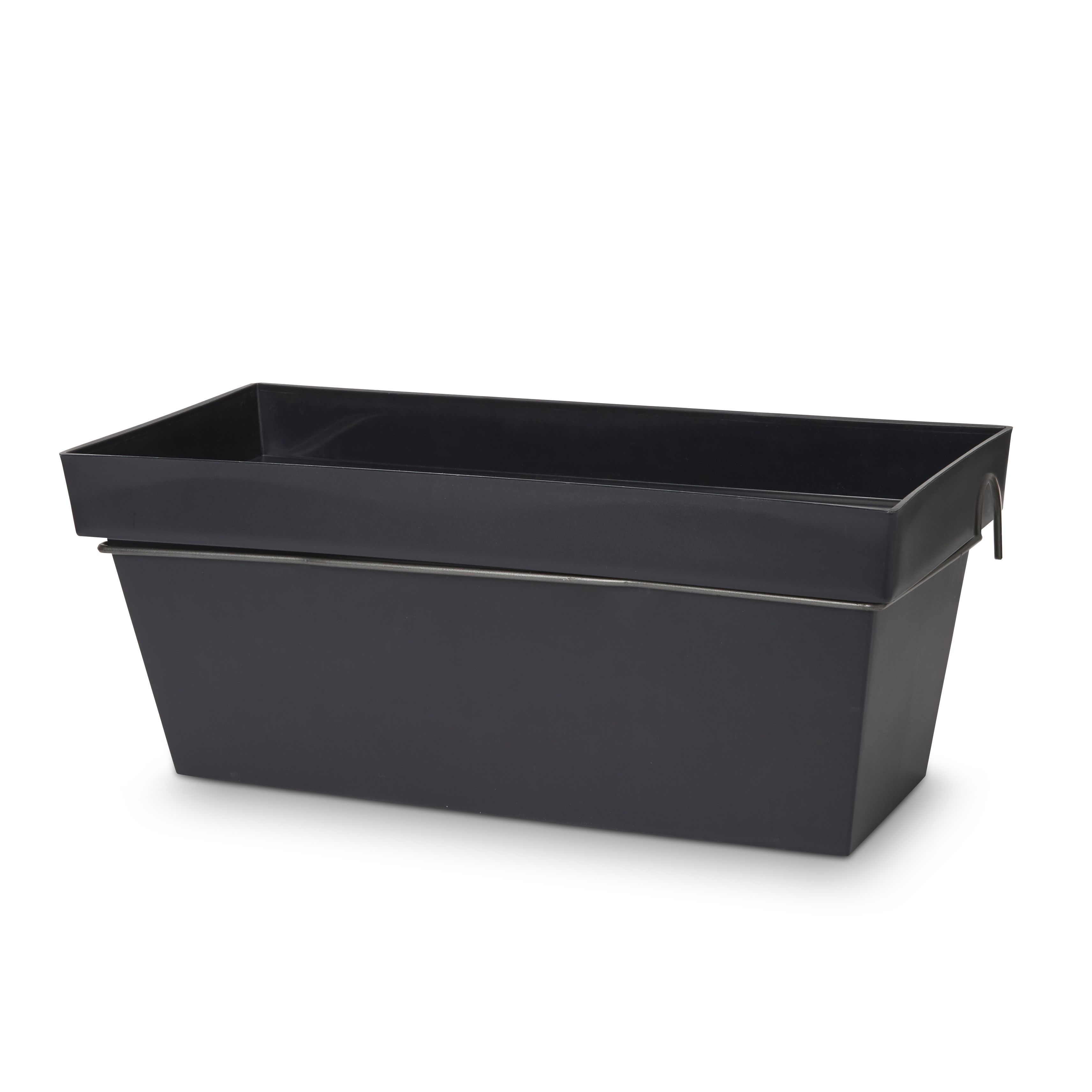 Blooma Nurgul Dark Grey Plastic Rectangular Trough 60Cm Price Comparisons | Compare The Build