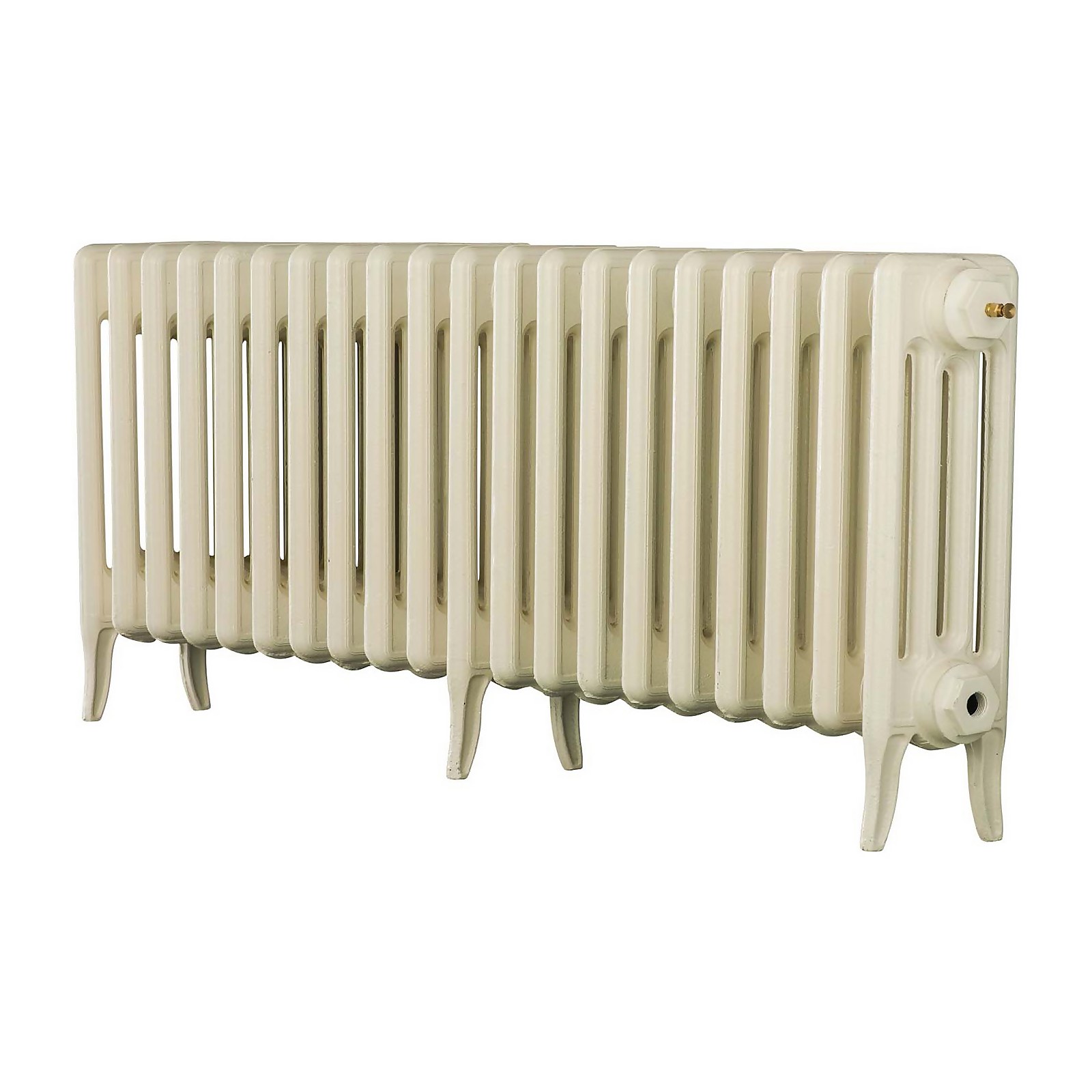 Arroll 4 Column Cast Iron Radiator 1114 X 460 - Cream | Compare The Build