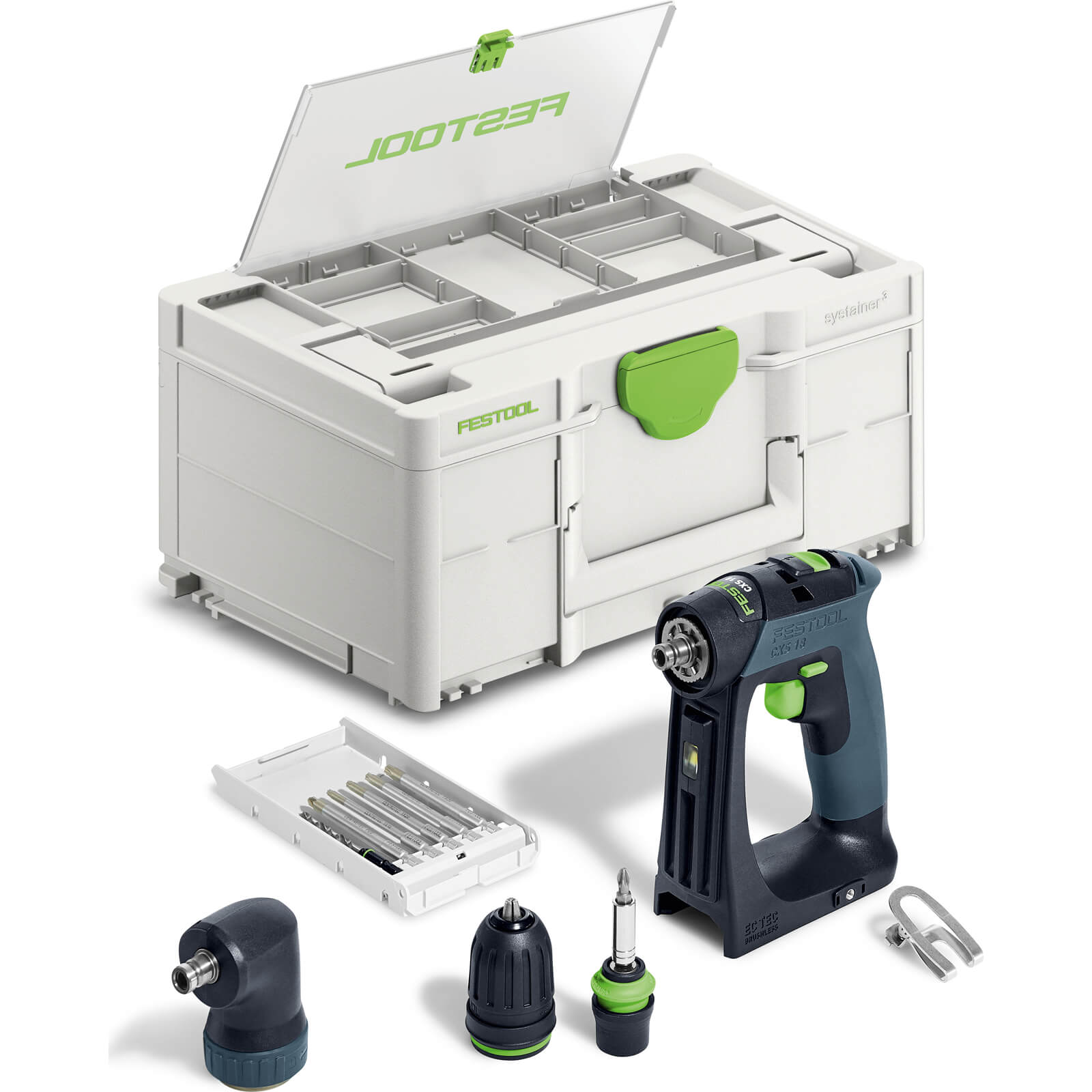 Festool CXS 18 18v Cordless Brushless Drill Driver Set No Batteries No Charger Case Price Comparisons | Compare The Build