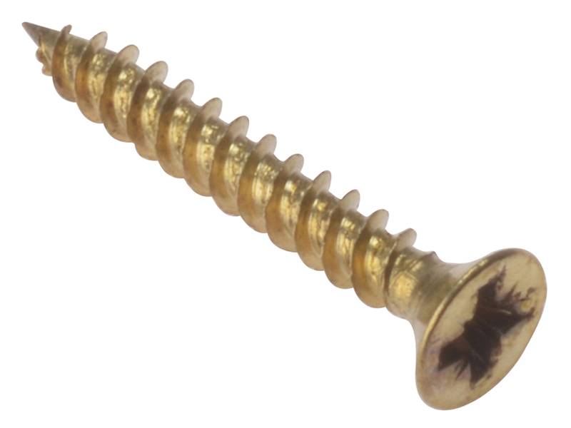 ForgeFix FORCSK14E General Purpose Pozi Compatible Screw CSK TT Electro Brass 1in x 4 Box 200 Price Comparisons | Compare The Build
