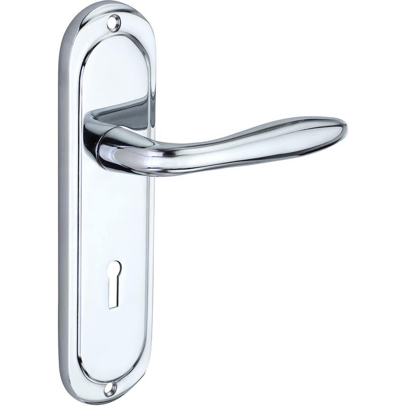 Mocho Lever Lock Door Handle - Chrome (Pair) Price Comparisons | Compare The Build