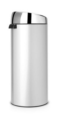 Brabantia Touch Top Grey Metallic Effect Steel Circular Kitchen Bin, 30L Price Comparisons | Compare The Build