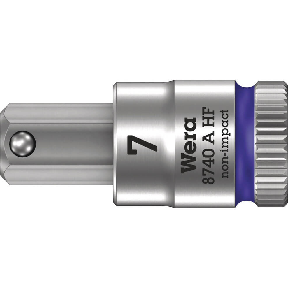 Wera 8740 A HF Zyklop 1/4" Drive Hexagon Socket Bit Metric 1/4" 7mm Price Comparisons | Compare The Build