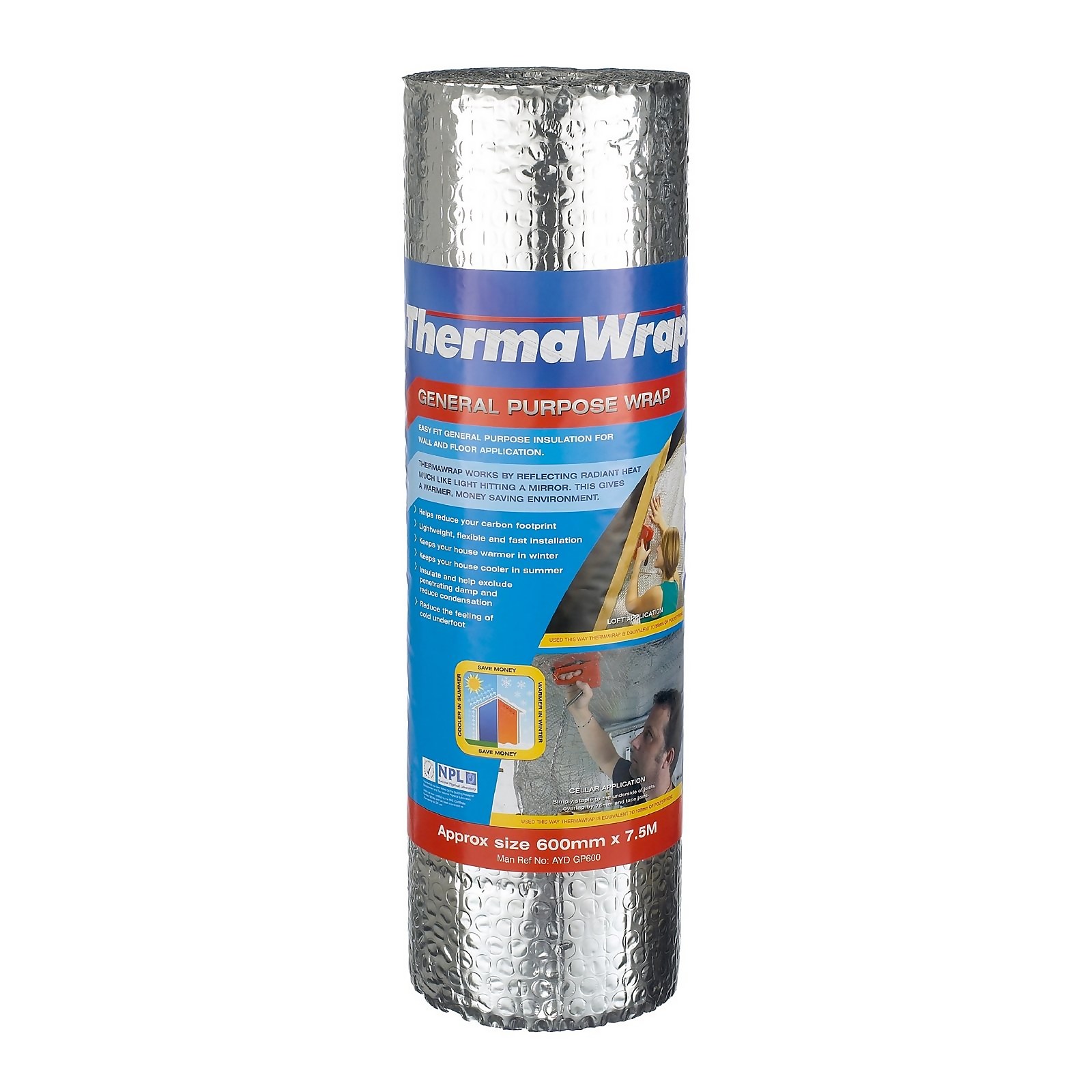 ThermaWrap General Purpose Wrap - 7.5m Price Comparisons | Compare The Build