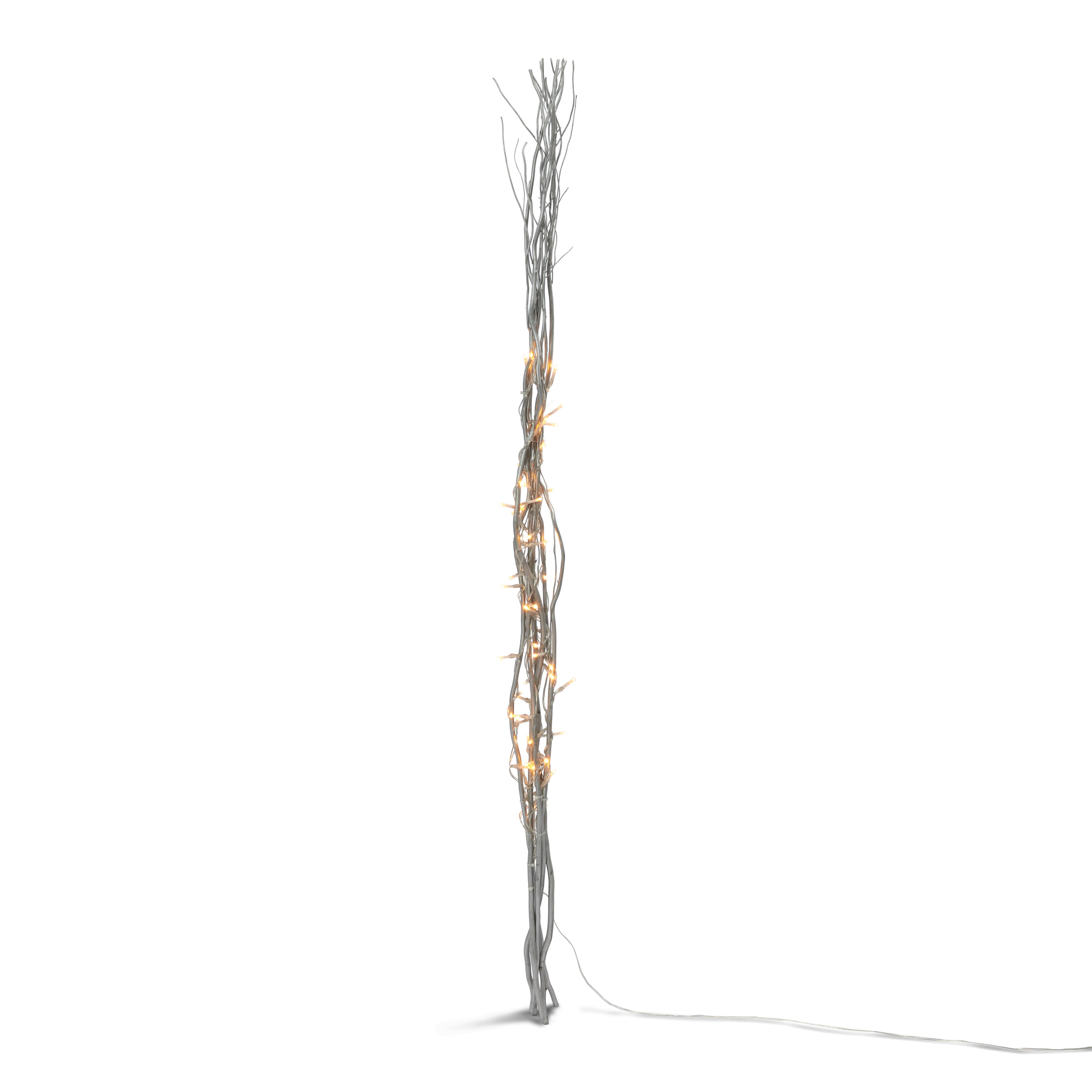1.2M Silver Effect Pre Lit Branches Price Comparisons | Compare The Build