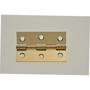 Butt Hinge Brass Plated 76mm - Pack of 2 Price Comparisons | Compare The Build