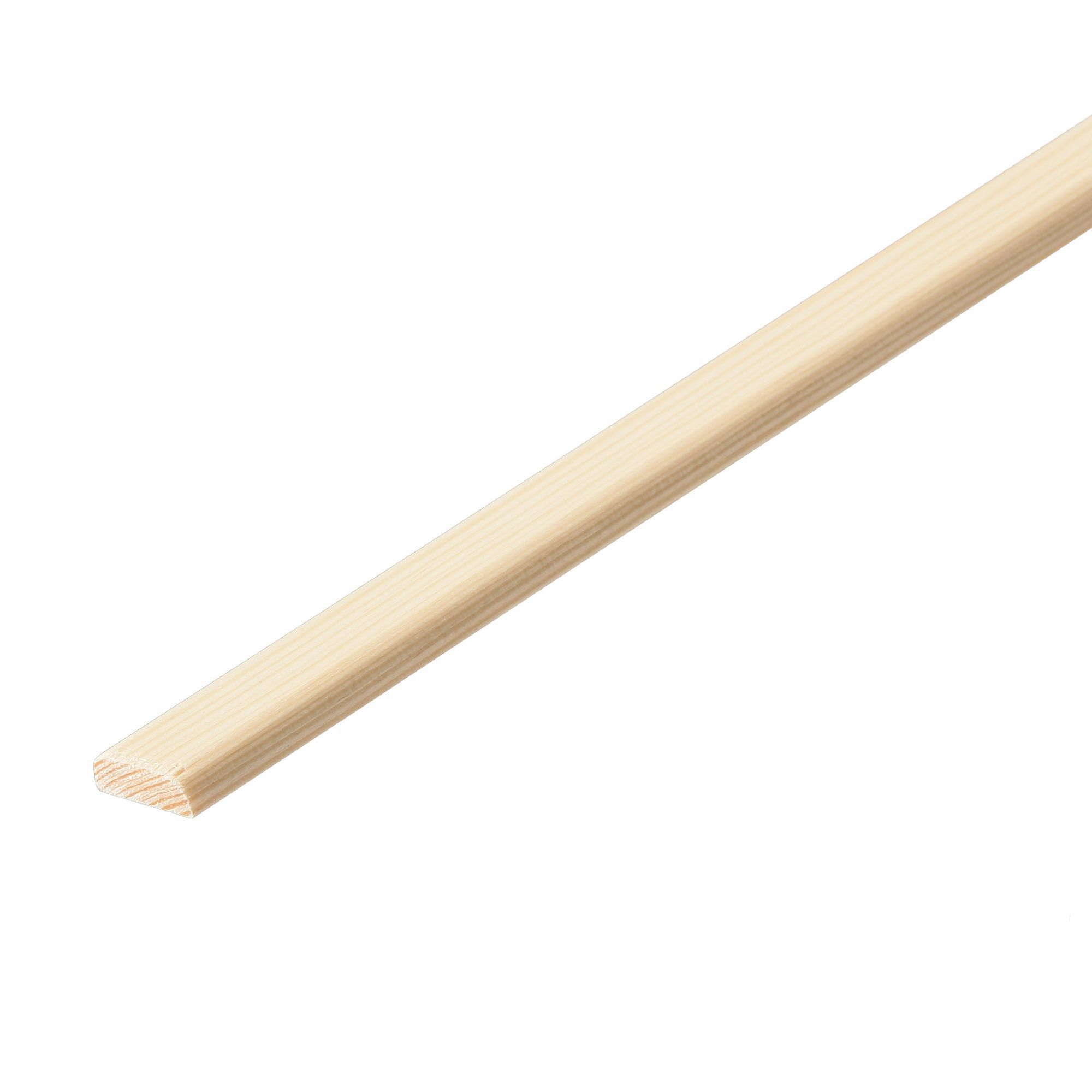 Pine D-Shape Moulding (L)2.4M (W)21mm (T)4mm Price Comparisons | Compare The Build