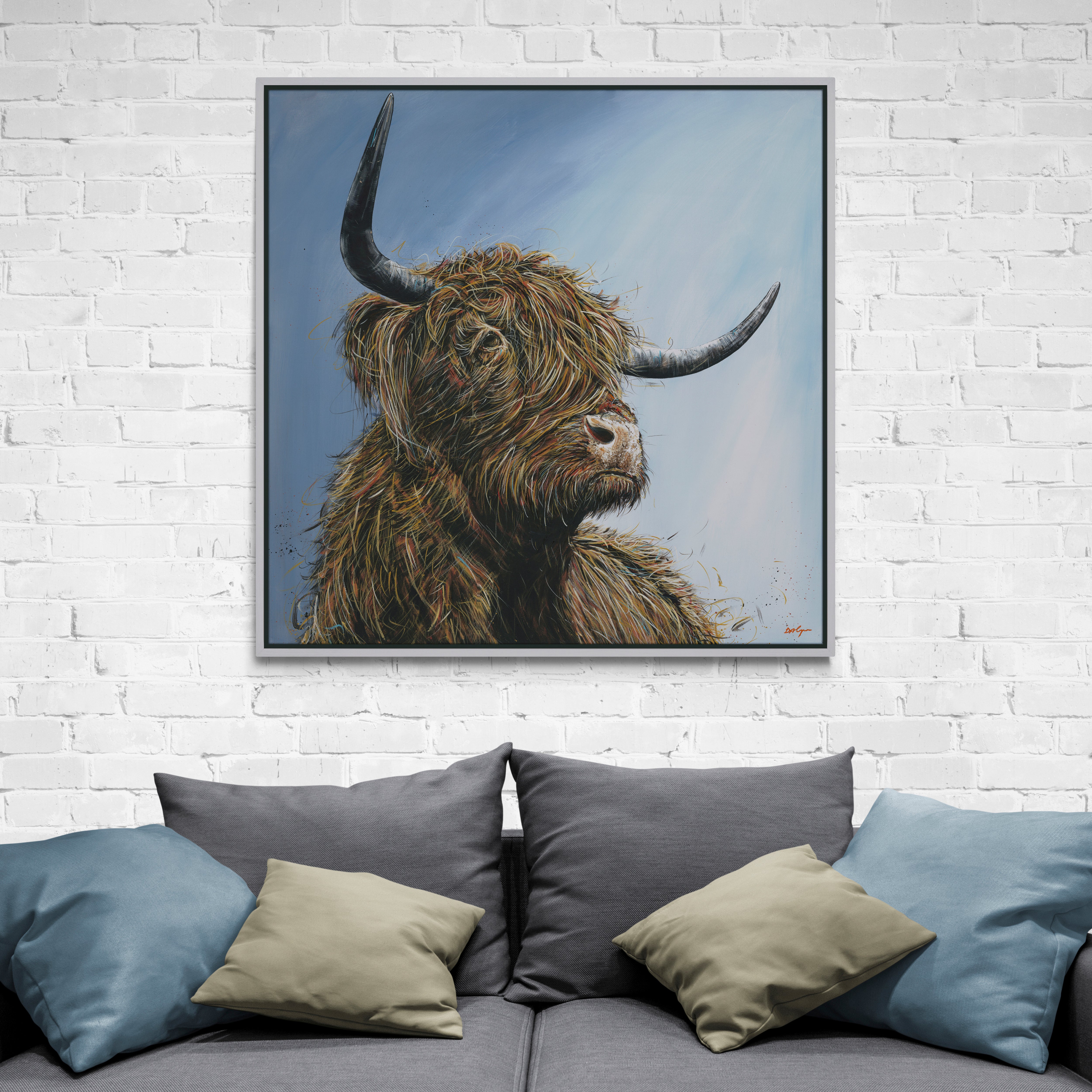 Hamish Framed Print White Price Comparisons | Compare The Build