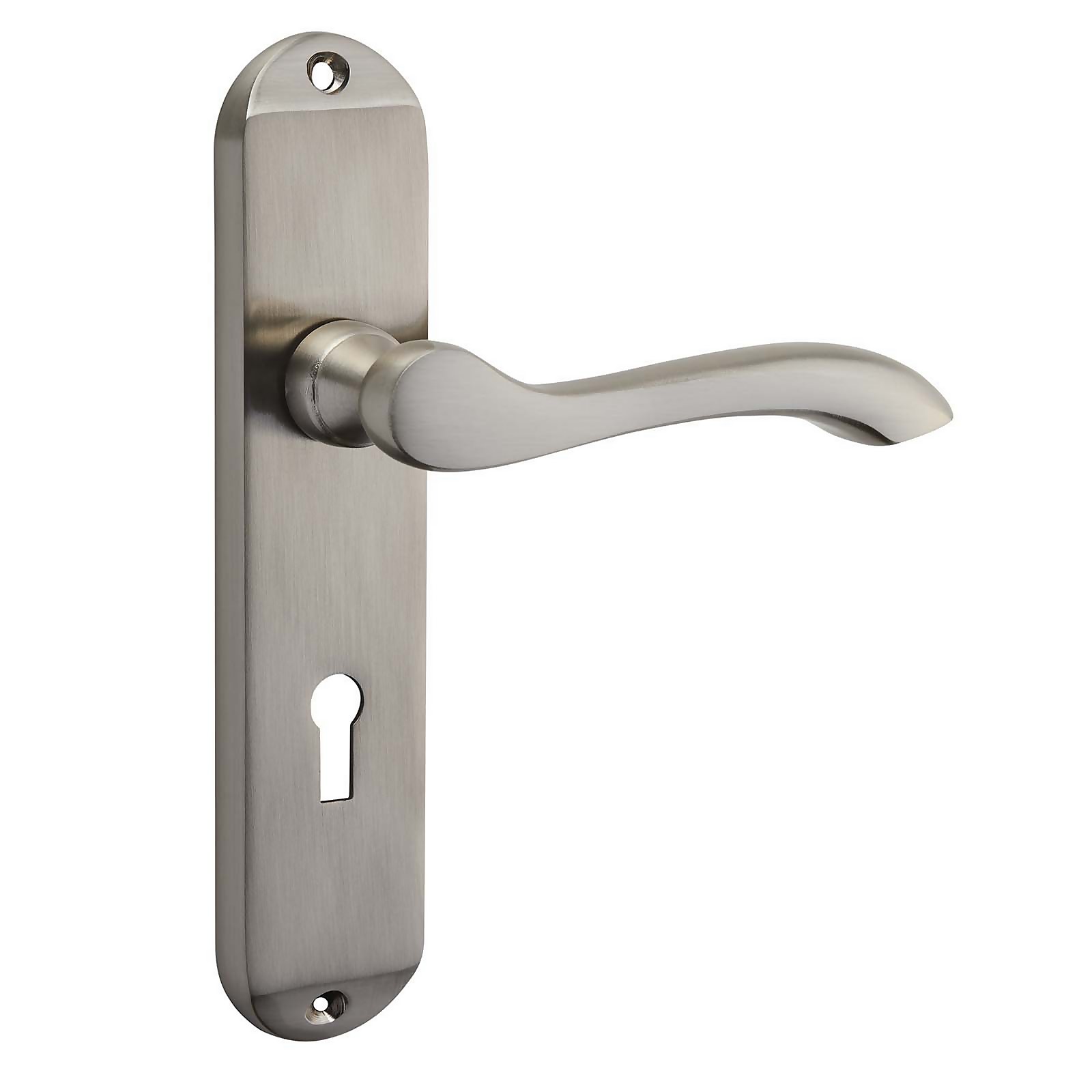 Sandleford Wentworth Lock Lever Set - Brushed Nickel Price Comparisons | Compare The Build