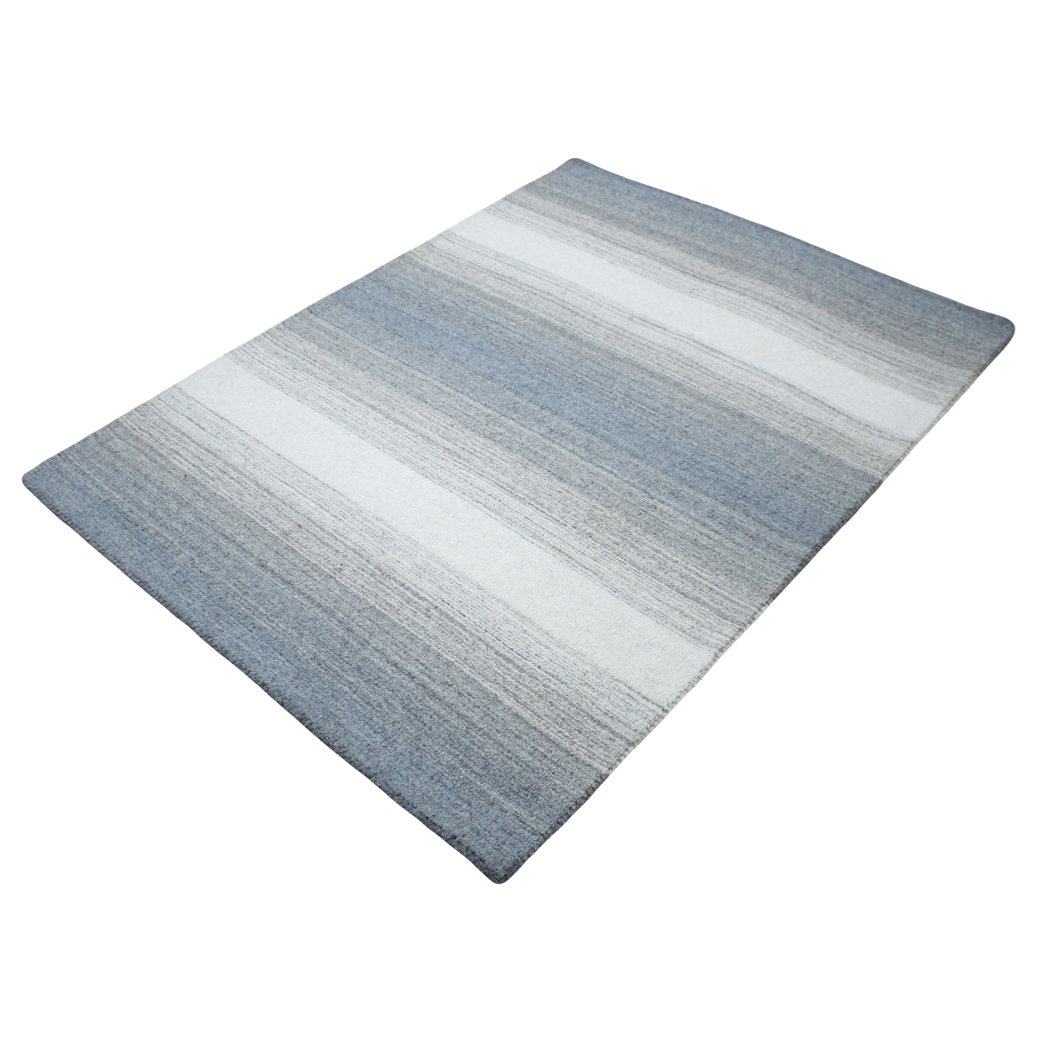 Alberolo Striped Grey Rug 170Cmx120Cm Price Comparisons | Compare The Build