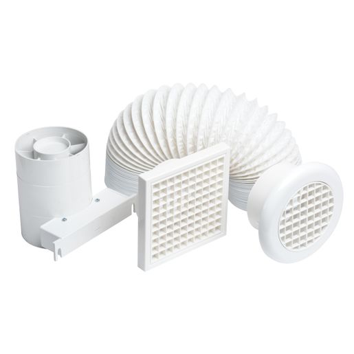 iflo Timer Plus Shower Fan Kit 100 mm SF100TB Price Comparisons | Compare The Build