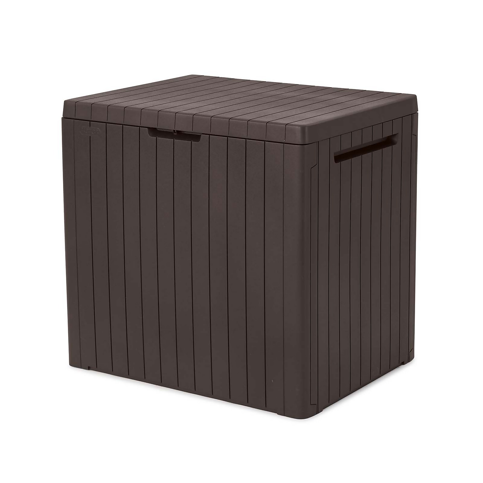 Keter City Outdoor Garden Storage Box 113L - Brown Price Comparisons | Compare The Build