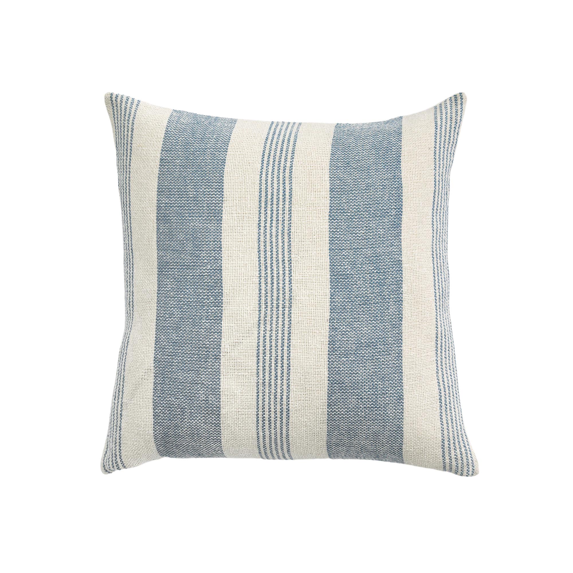 Simply Organic Stripe Cushion Blue Price Comparisons | Compare The Build