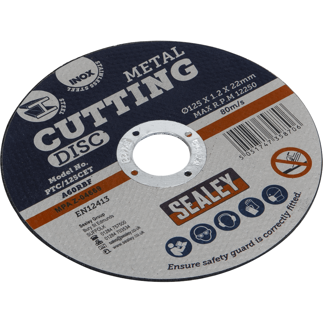 Sealey Metal Cutting Disc 125mm 1mm Pack of 1 Price Comparisons | Compare The Build