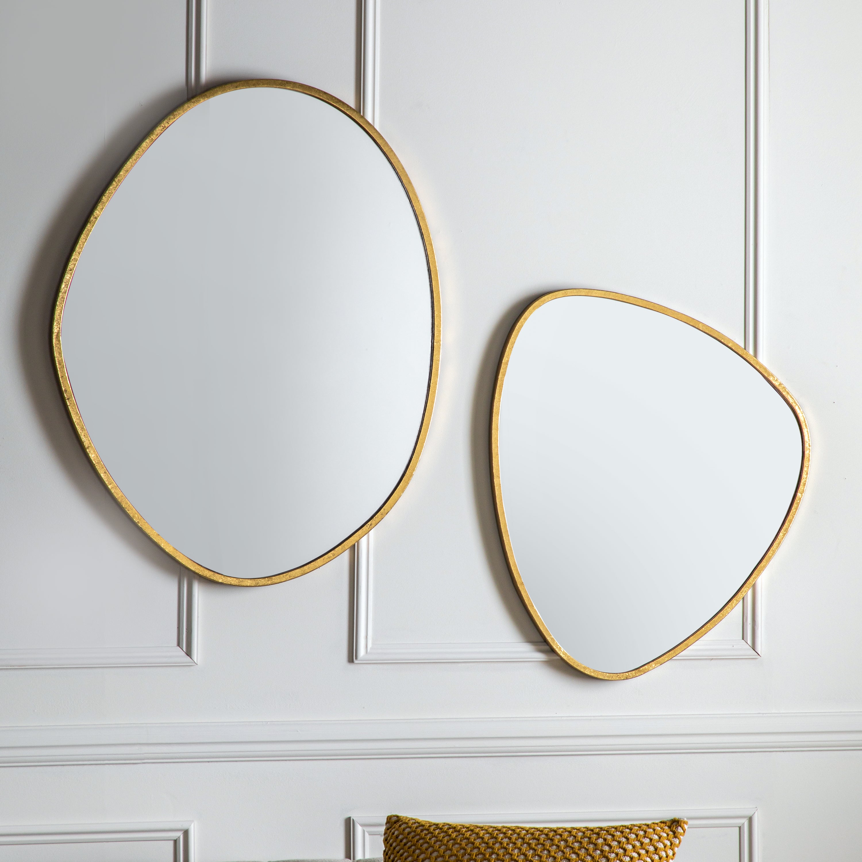 Bawty Irregular Wall Mirror Gold Price Comparisons | Compare The Build