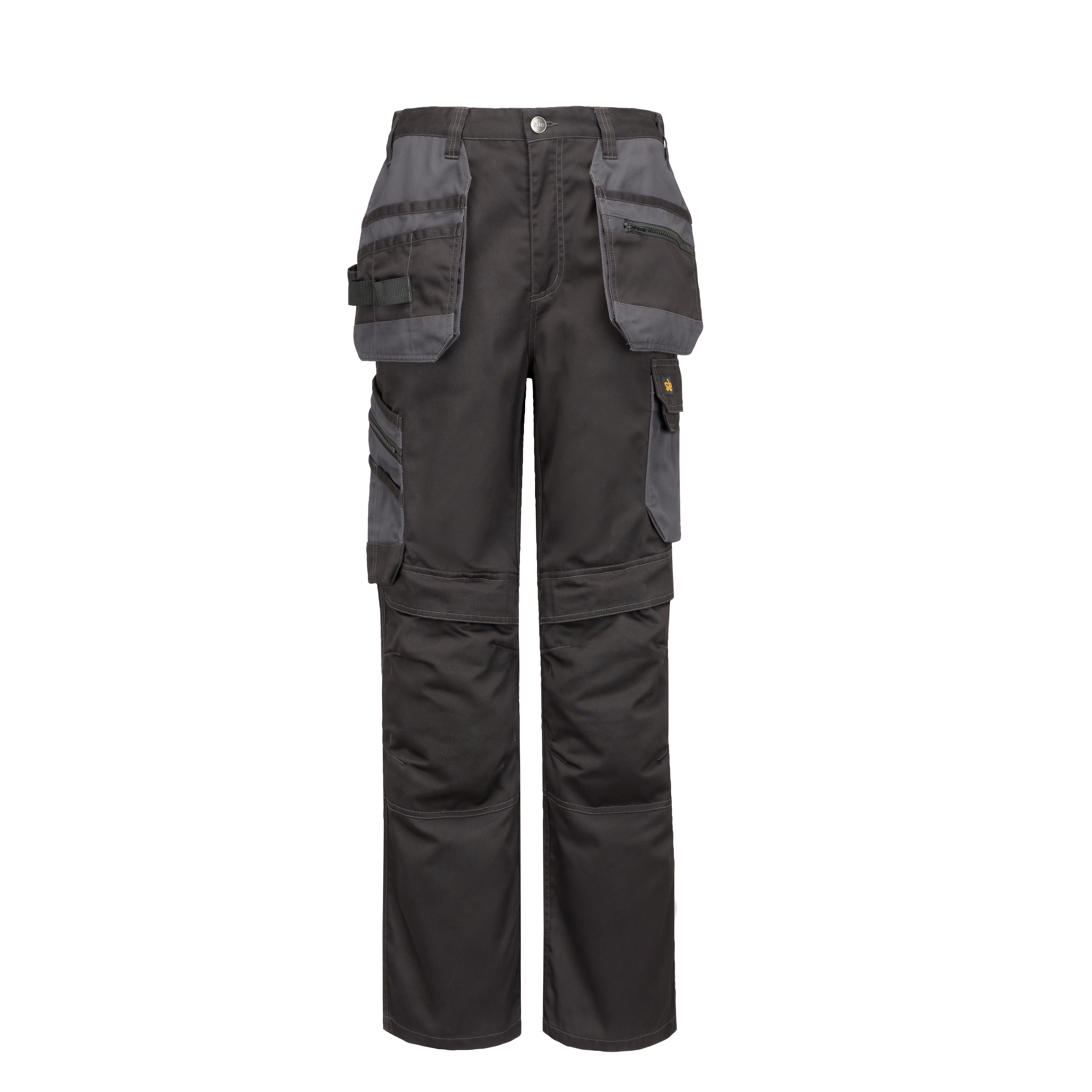 Site Coppell Black & Grey Men's Holster Pocket Trousers, W32" L32" Price Comparisons | Compare The Build