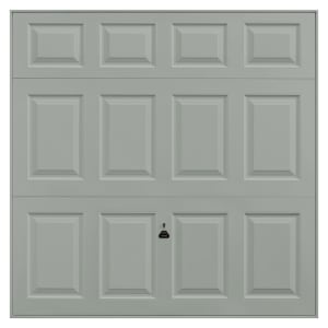 Garador Beaumont Panelled Framed Retractable Garage Door - Agate Grey - 2438 x 1981mm | Compare The Build