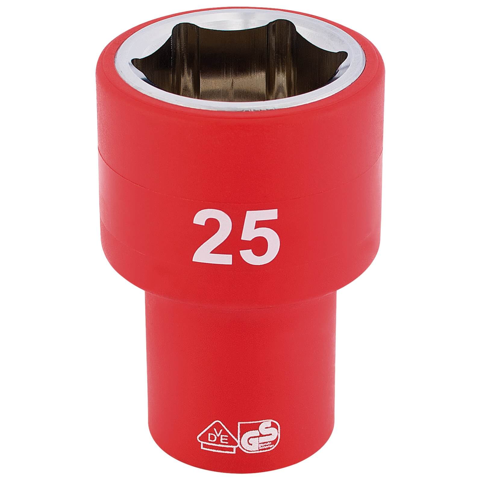 Draper 1/2" Drive VDE Fully Insulated Hexagon Socket Metric 1/2" 25mm | Compare The Build