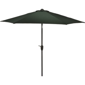 Sturdi 2.5m Aluminium Round Garden Parasol - Green | Compare The Build