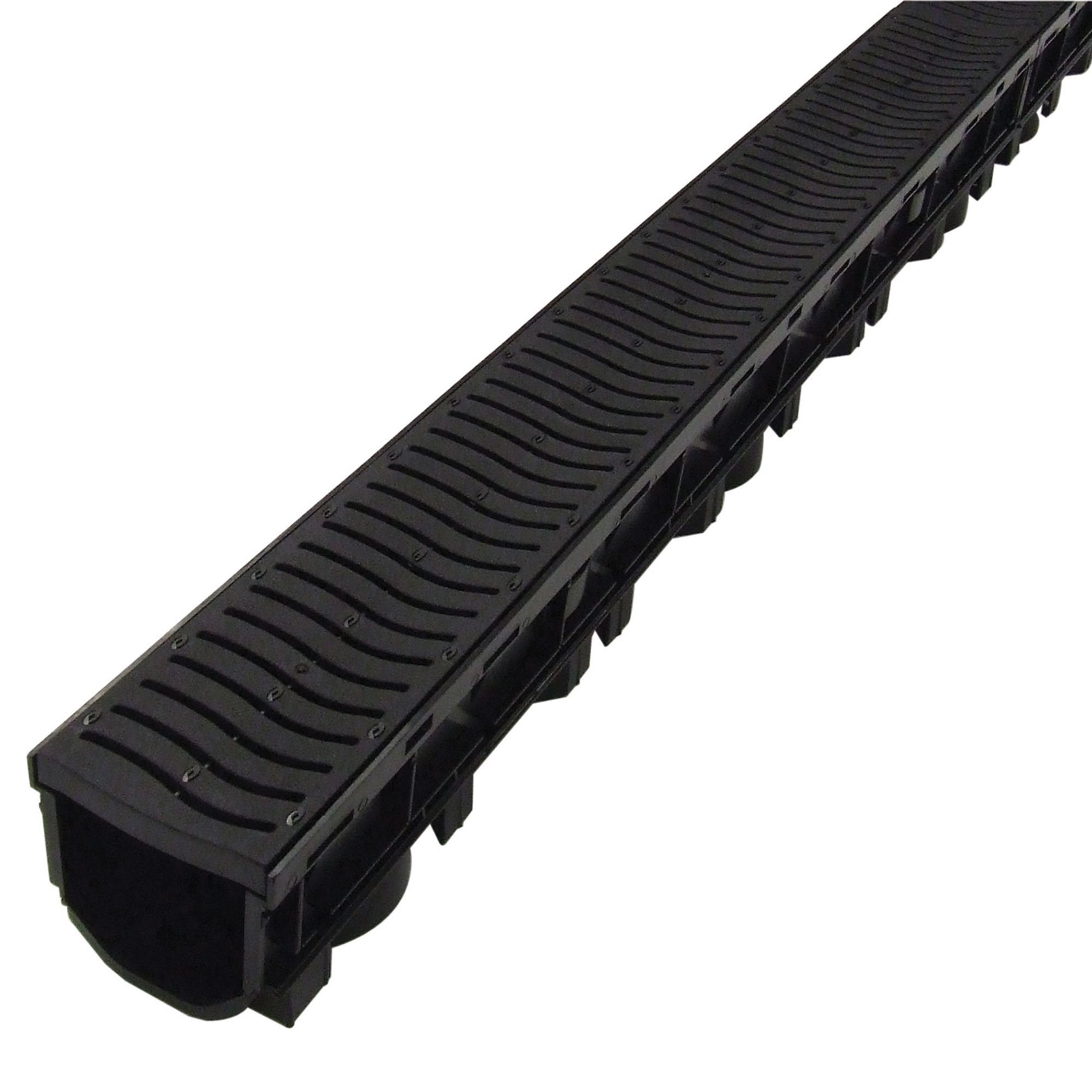 Floplast Abs Plastic & Polypropylene Channel Drainage & Grate, (L)1M (W)118mm Price Comparisons | Compare The Build