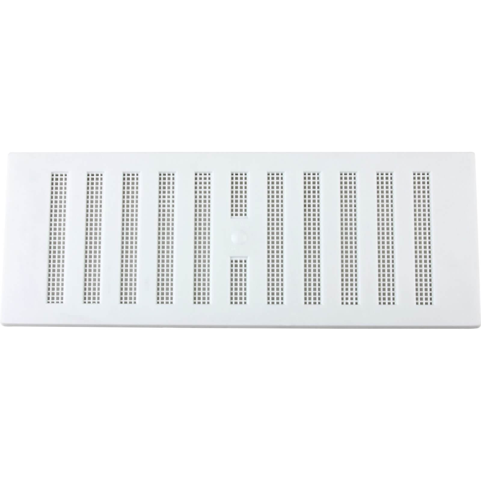 Adjustable Vent - 229 x 76mm - White Plastic Price Comparisons | Compare The Build