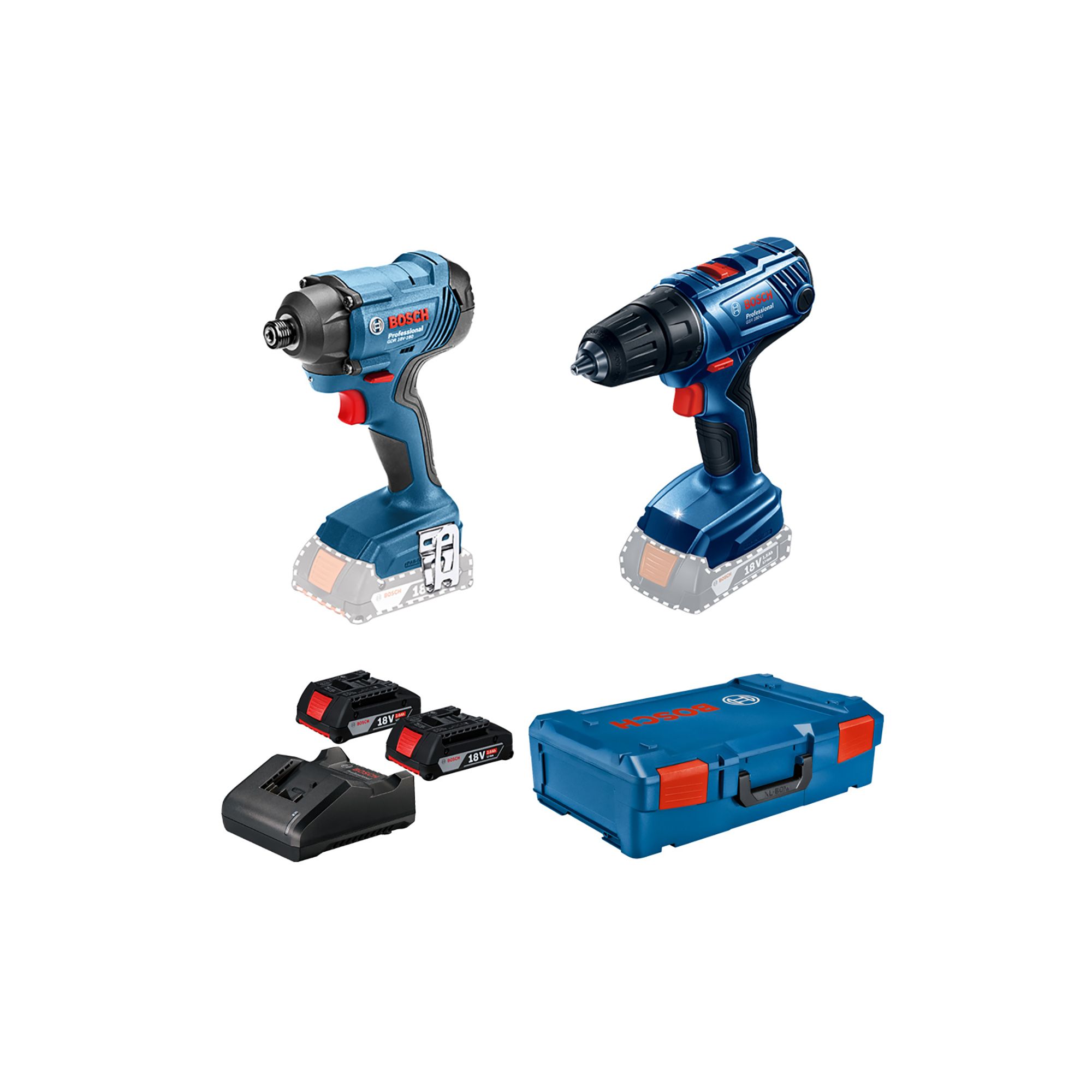 Bosch Professional 18V 2.0Ah Li-ion Cordless Combi drill & impact driver Price Comparisons | Compare The Build