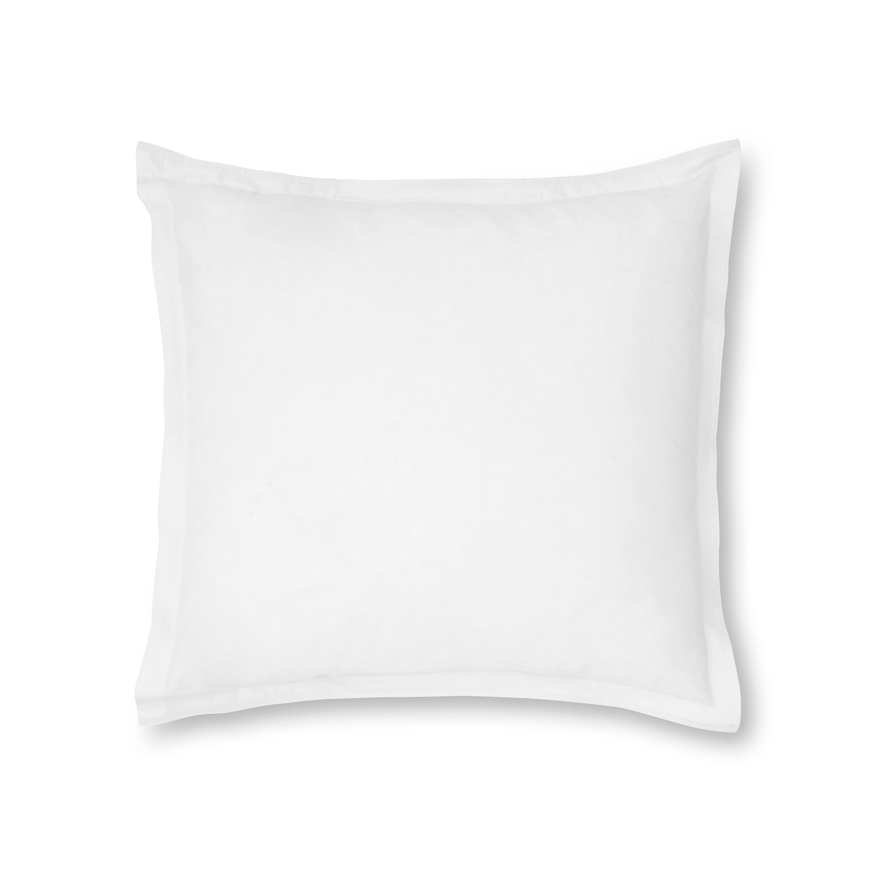 Soft Washed Recycled Cotton Continental Pillowcase White Price Comparisons | Compare The Build