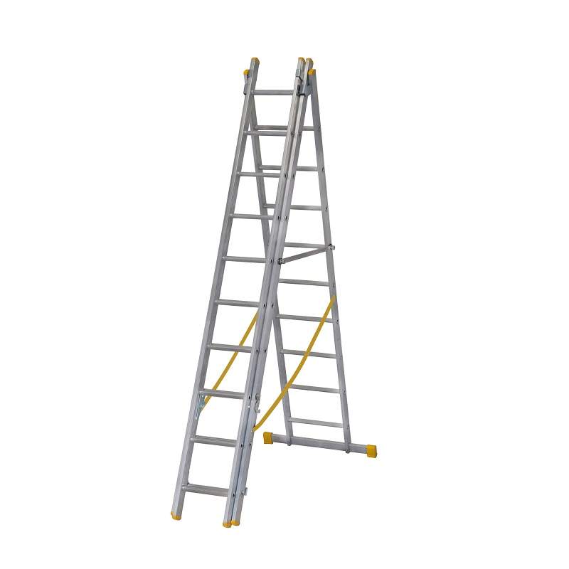 Werner 2.97m Triple Box Extension Plus Ladder x 4 - BS EN131 7252918 Price Comparisons | Compare The Build