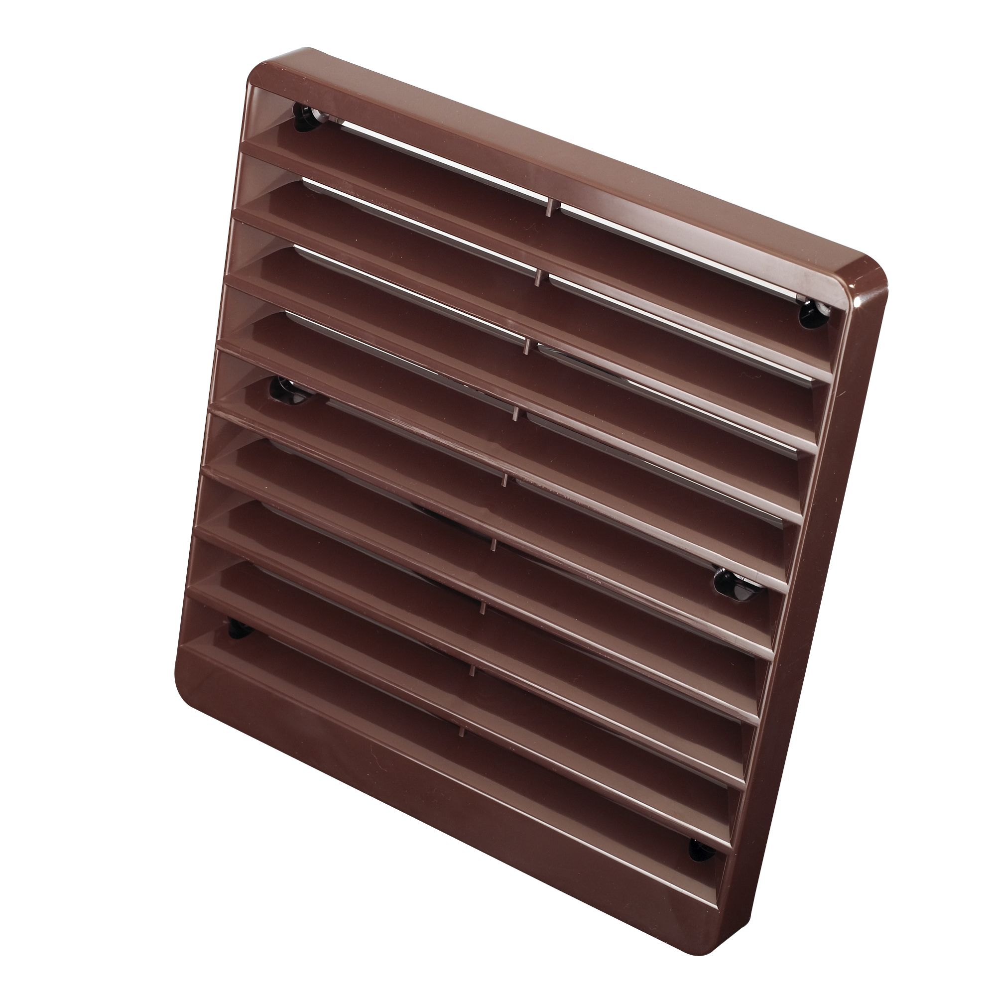 Manrose Brown Square Gas Appliances Fixed Louvre Vent V1190B, (H)150mm (W)150mm Price Comparisons | Compare The Build