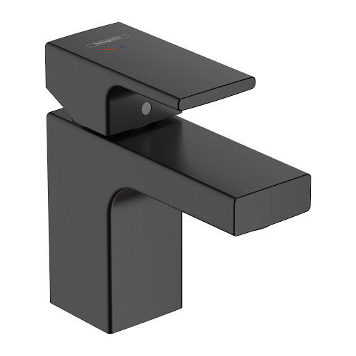 hansgrohe Vernis Shape Cloakroom Mini Mono Basin Mixer Tap 70 CoolStart Matt Black - 71593670 Price Comparisons | Compare The Build