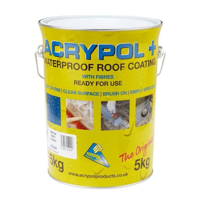 Acrypol Plus Acrylic Waterproof Coating - Black - 5kg (RC3005/5) Price Comparisons | Compare The Build