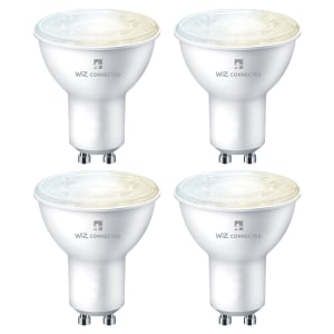 4lite WiZ Connected LED SMART GU10 Light Bulbs - Tuneable White - Pack of 4 | Compare The Build