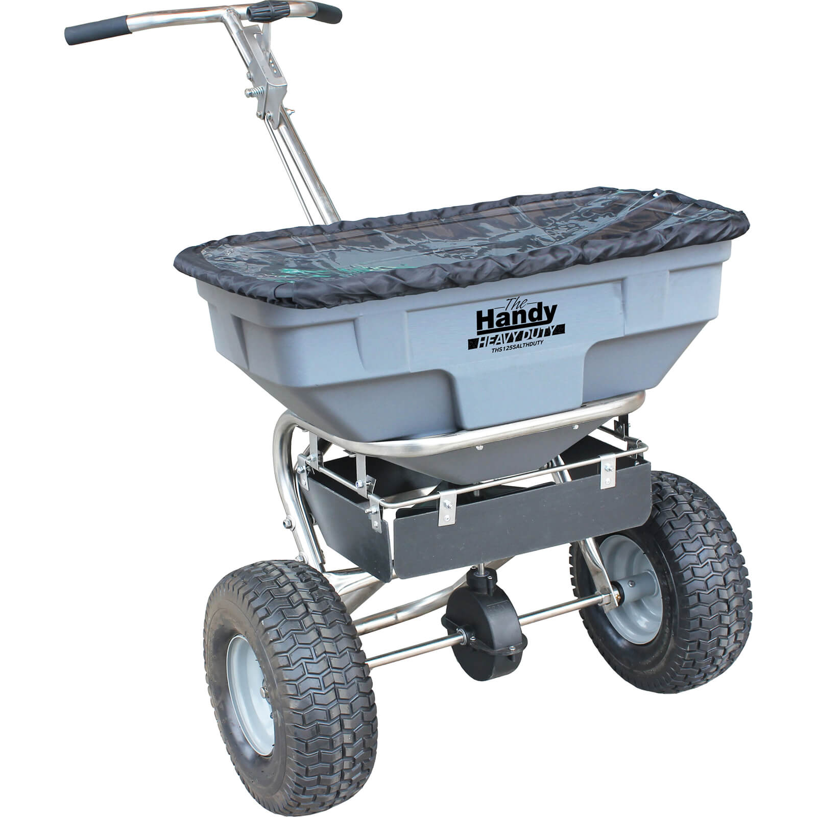 Handy THS125SALTHDUTY Stainless Steel Heavy Duty Push Feed, Grass and Salt Broadcast Spreader 57Kg Price Comparisons | Compare The Build