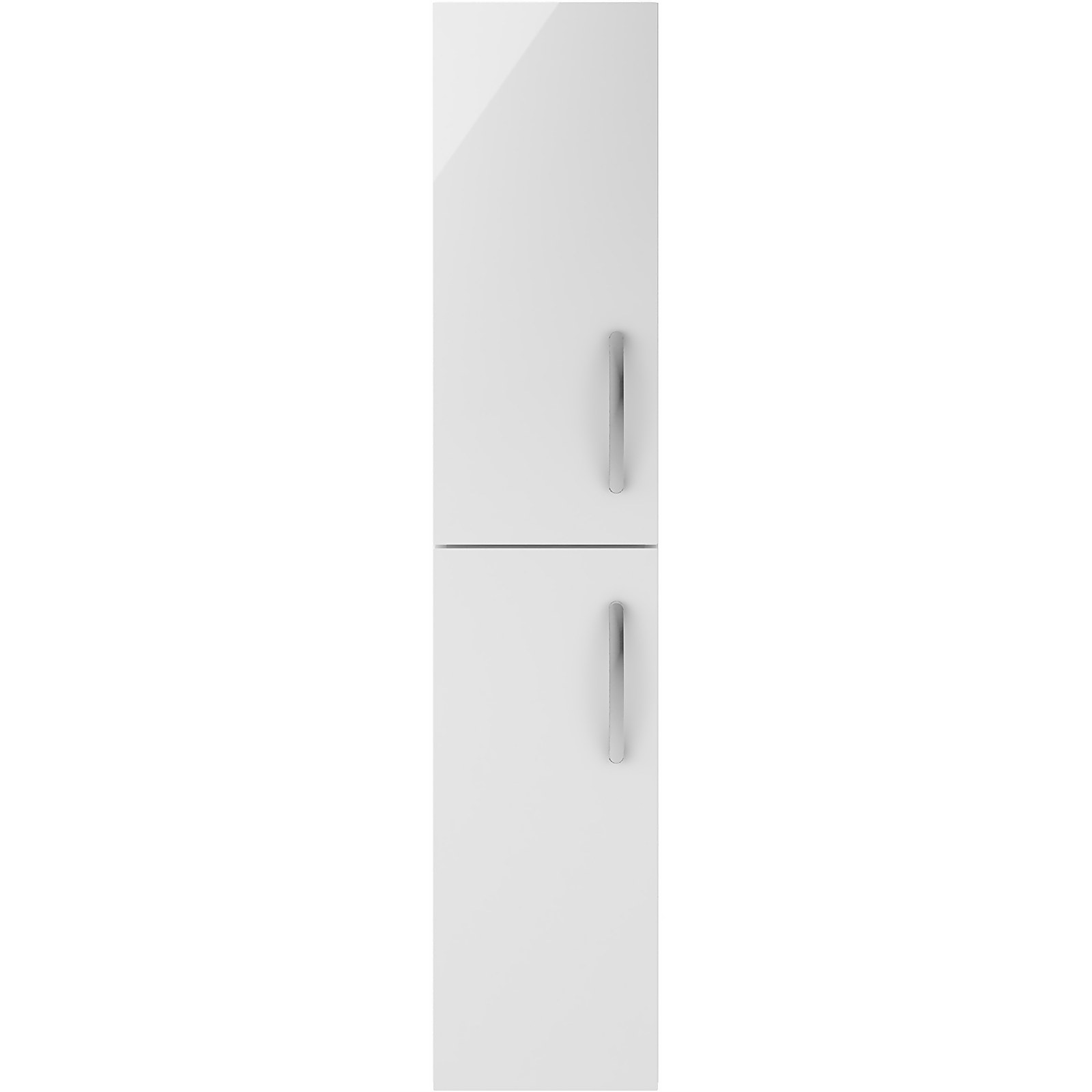 Balterley Rio 300mm Tall Unit 2 Door - Gloss White | Compare The Build