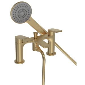 Bristan Frammento Bath Shower Mixer Tap - Brushed Brass | Compare The Build