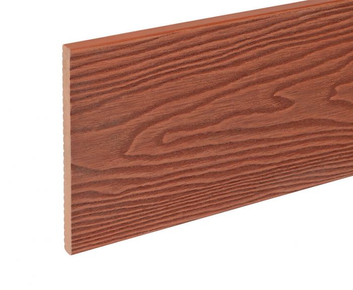 Composite Fascia Board 2400mm x 146mm x 10.5mm - Redwood | Compare The Build