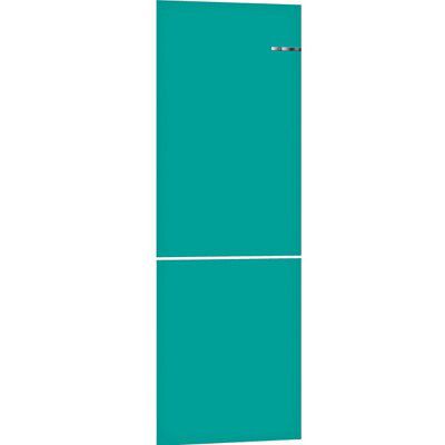 Bosch Aqua & Grey Freestanding Fridge Freezer With Coloured Panel Price Comparisons | Compare The Build