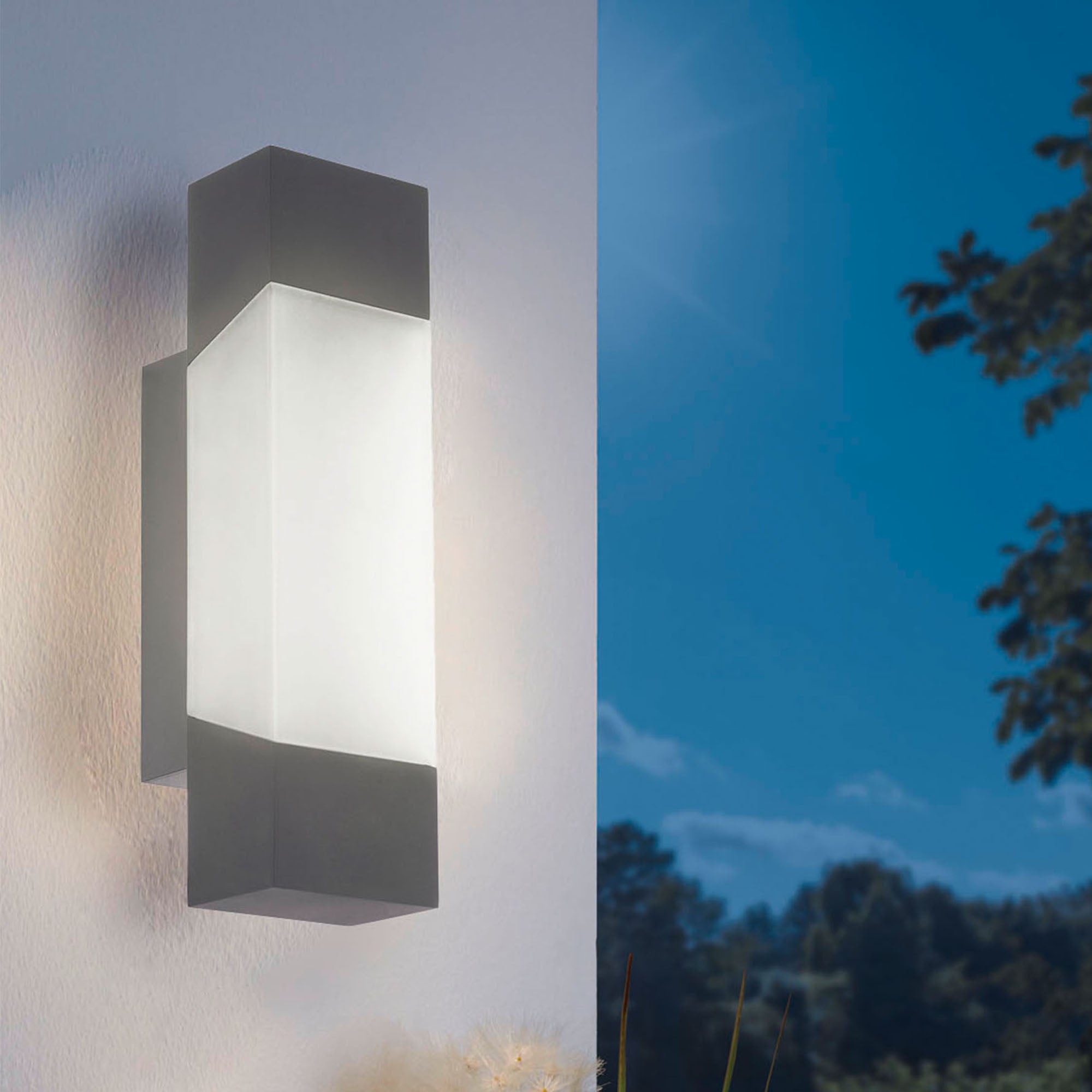 EGLO Gorzano LED Outdoor Wall Light Anthracite Price Comparisons | Compare The Build