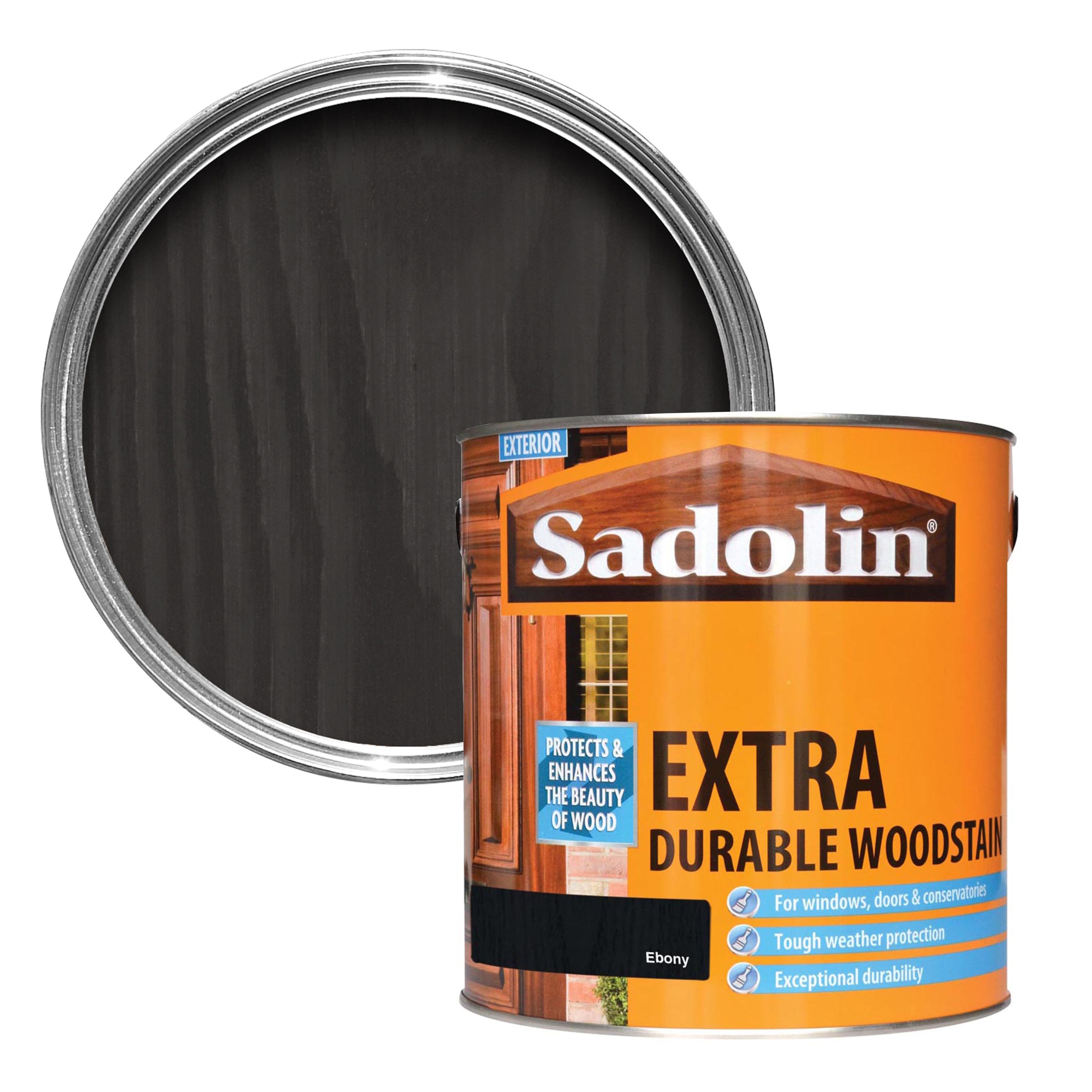 Sadolin Ebony Wood Stain, 2.5L Price Comparisons | Compare The Build