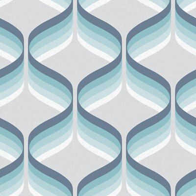 Superfresco Easy Blue Geometric Smooth Wallpaper Price Comparisons | Compare The Build