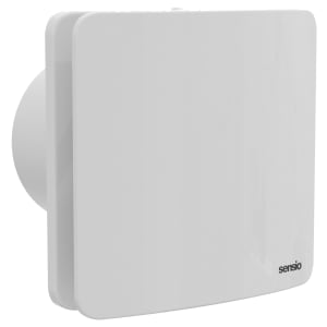 Sensio Rubi White Wall Ventilation Fan with Aquilo Ventilation Ducting Kit - ø100mm Price Comparisons | Compare The Build