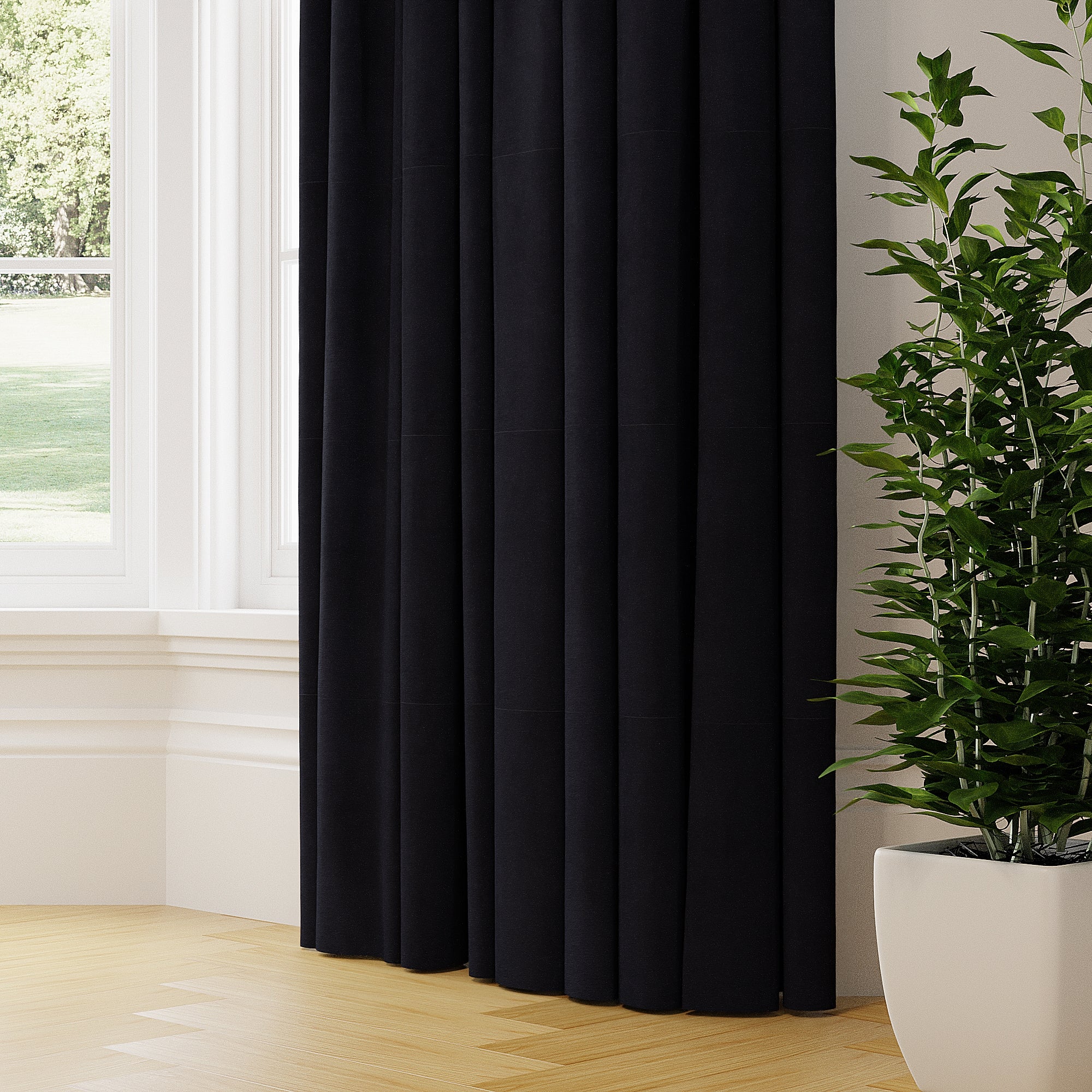 Nevis Made to Measure Curtains Nevis Jacquard Royal Blue Price Comparisons | Compare The Build