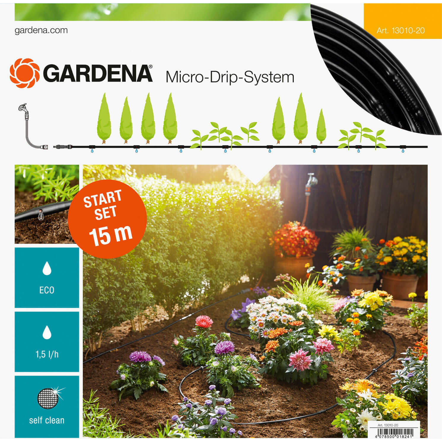 Gardena MICRO DRIP S Above Ground Water Irrigation Starter Set Price Comparisons | Compare The Build