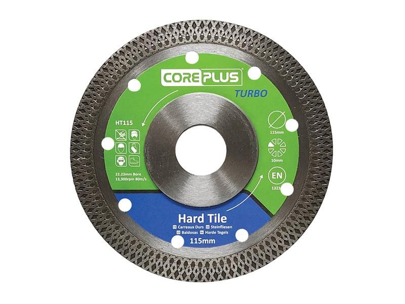 CorePlus CORDBHT115 HT115 Hard Tile Turbo Diamond Blade 115mm Price Comparisons | Compare The Build