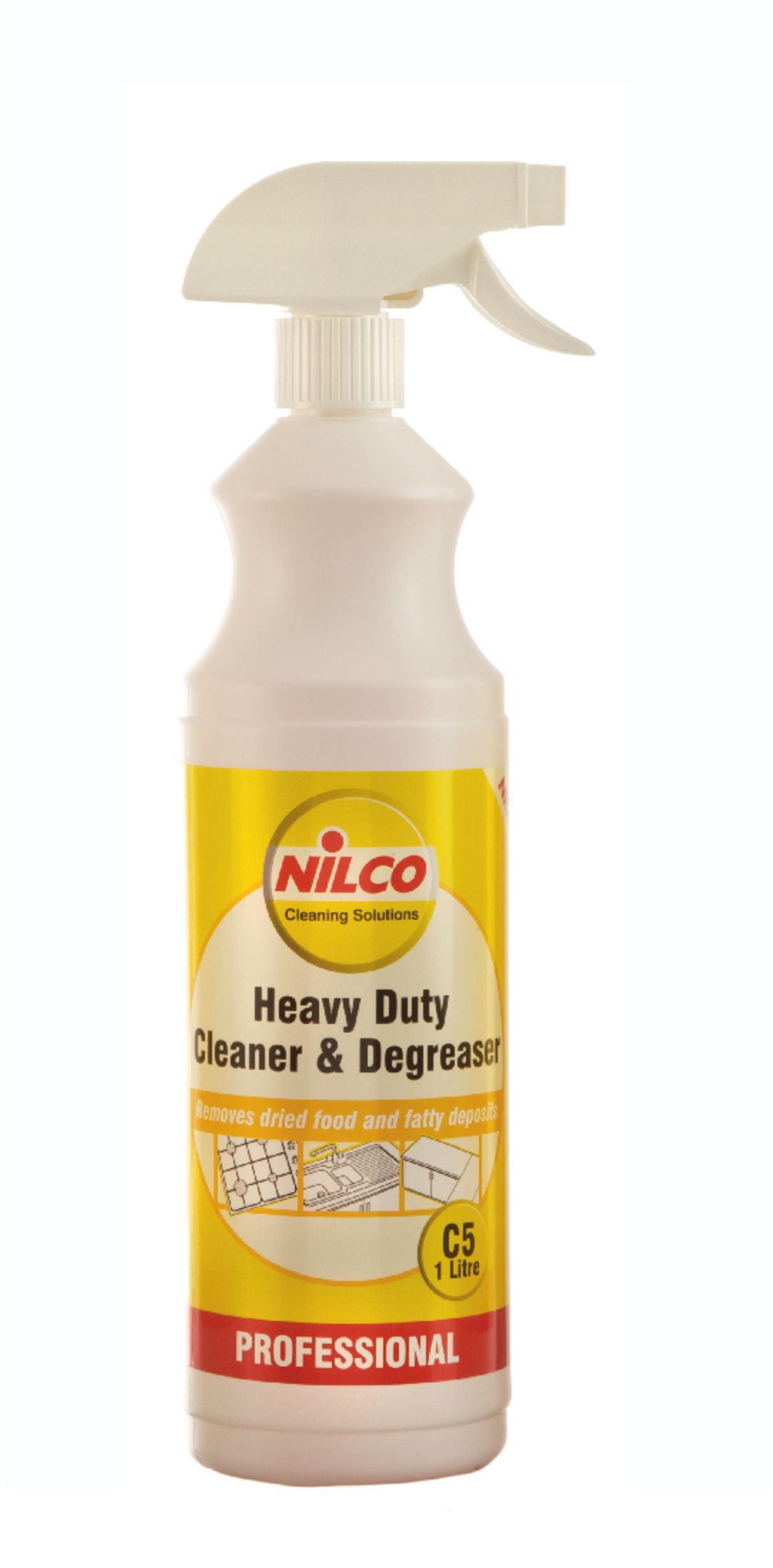 Nilco Professional Kitchen Cleaner & Degreaser, 1L Trigger Spray Bottle | Compare The Build