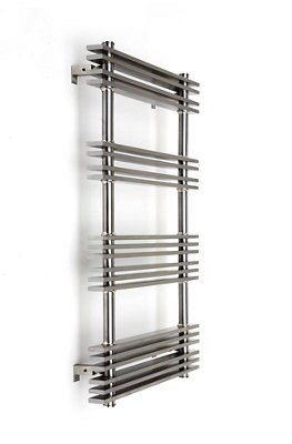 Accuro Korle Paeonia Silver Towel Warmer (W)500mm X (H)784mm Price Comparisons | Compare The Build