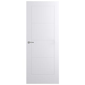 Wickes Exeter White Moulded Fully Finished Ladder Internal Door - 1981 x 610mm Price Comparisons | Compare The Build