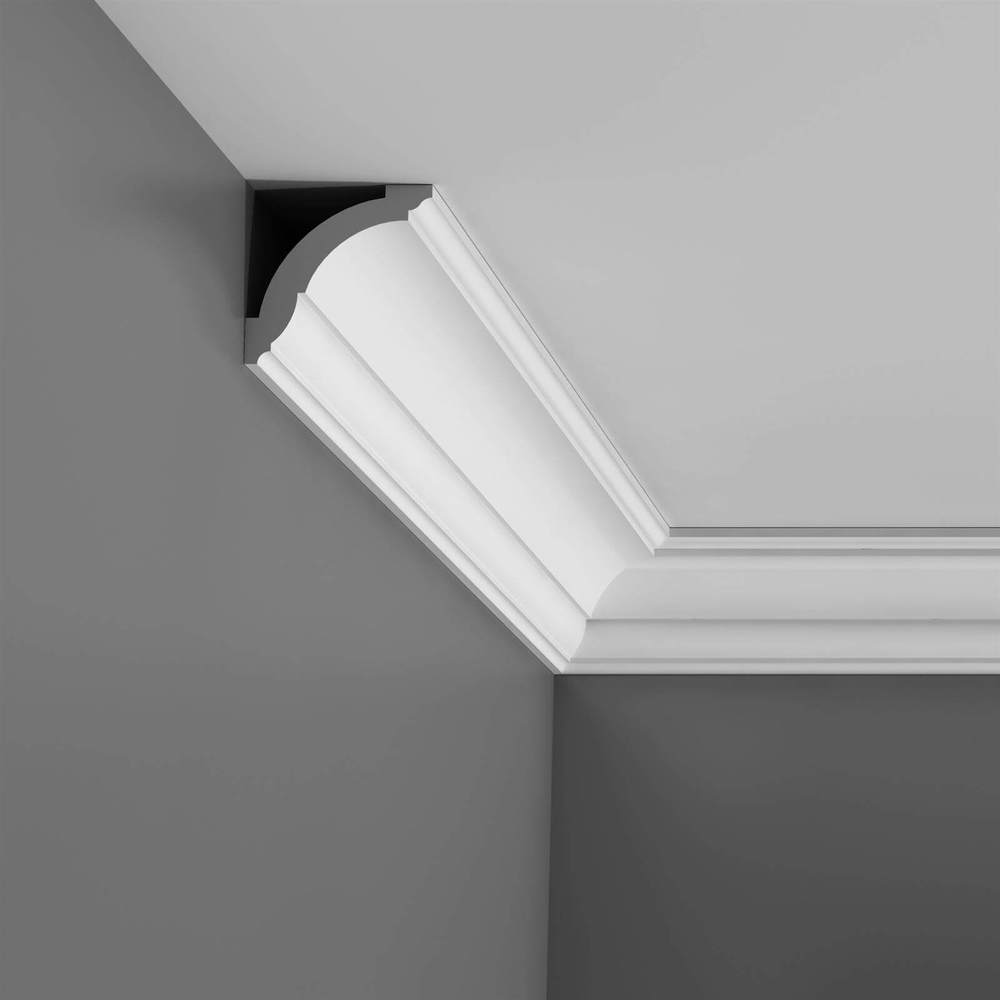 Cornice Moulding Axxent Collection - 2000mm x 70mm x 70mm Oxford Style White Price Comparisons | Compare The Build