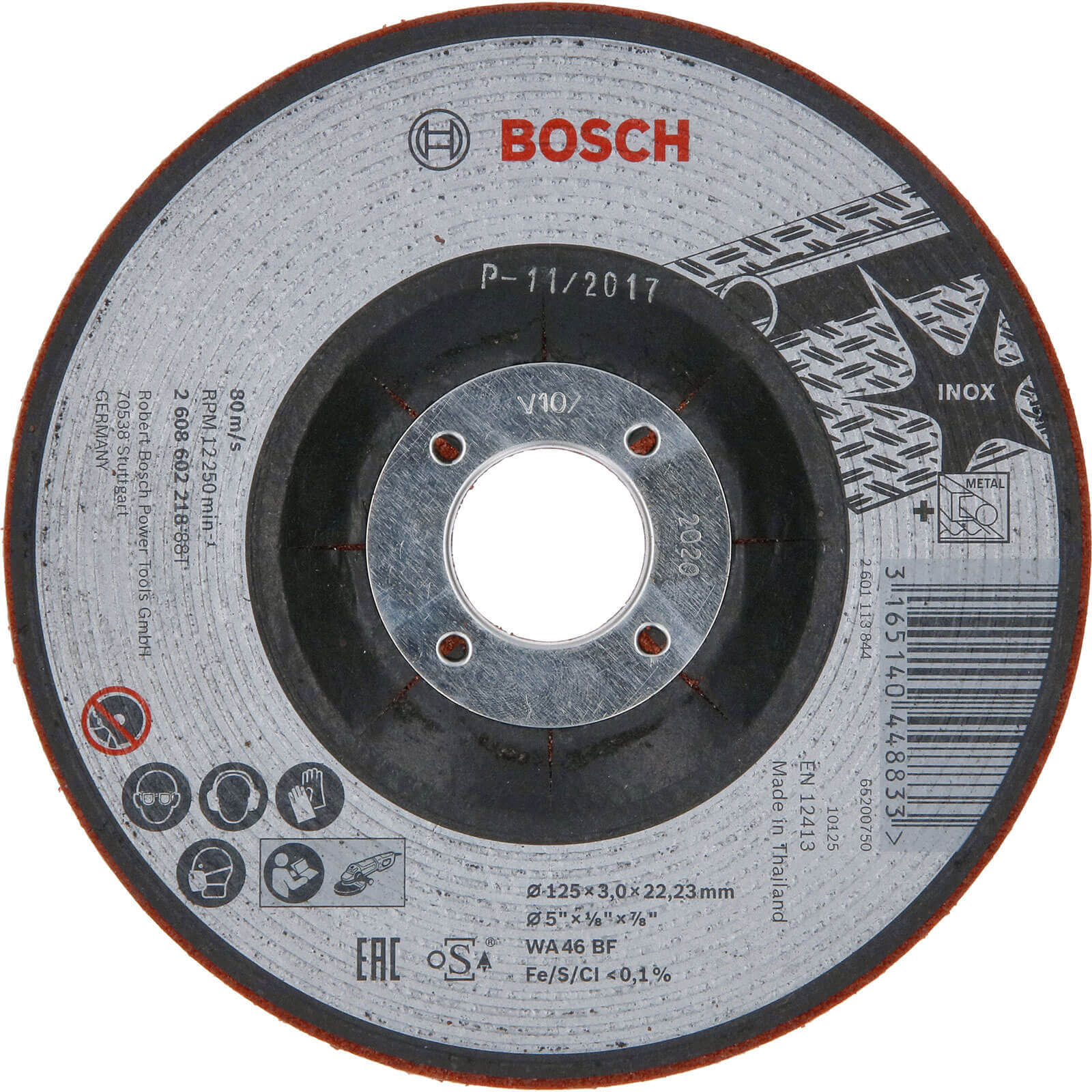 Bosch WA46 BF Semi Flex Metal Grinding Disc 125mm | Compare The Build