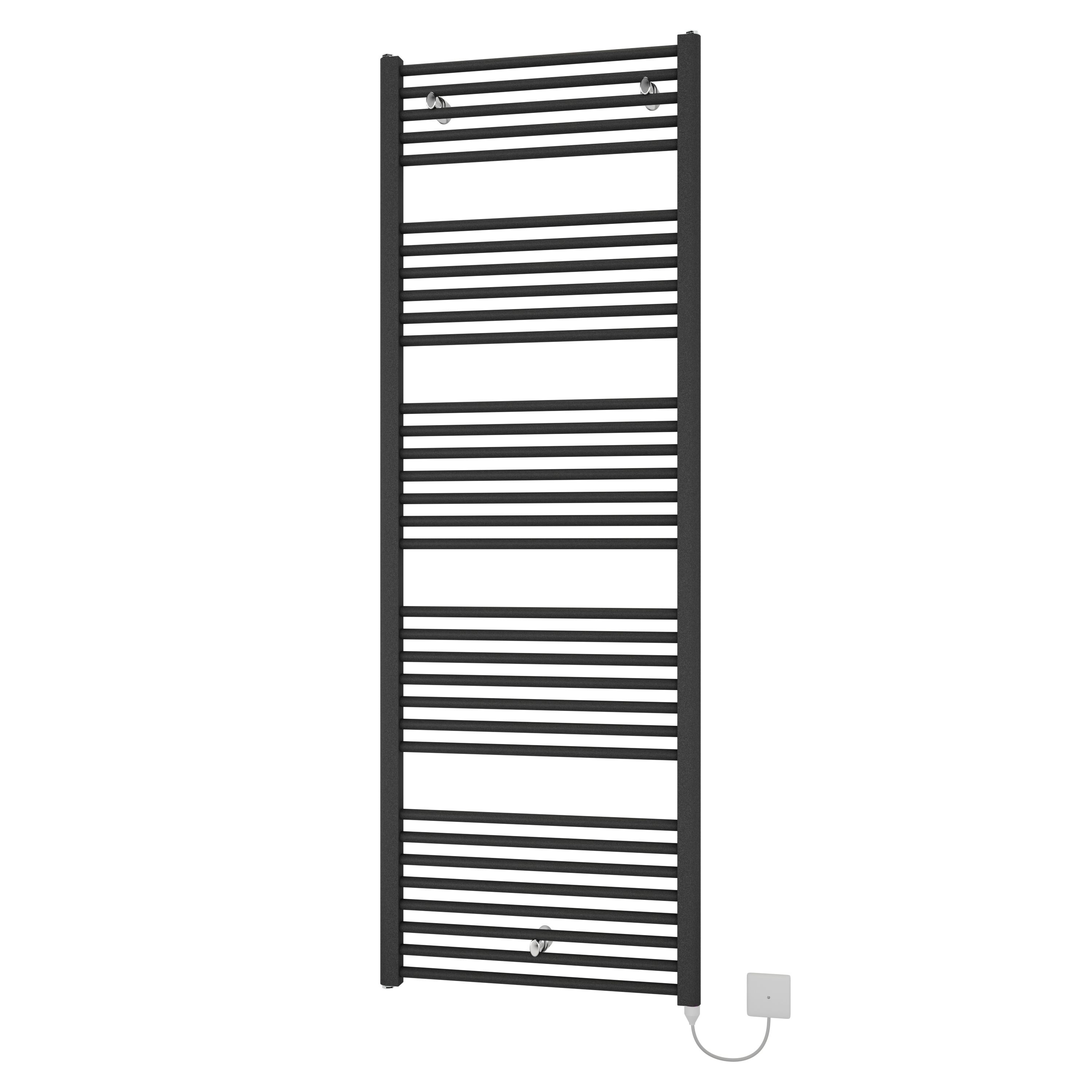 Ximax Joker Matt Anthracite Vertical Electric Designer Radiator, (W)600mm X (H)1728mm | Compare The Build